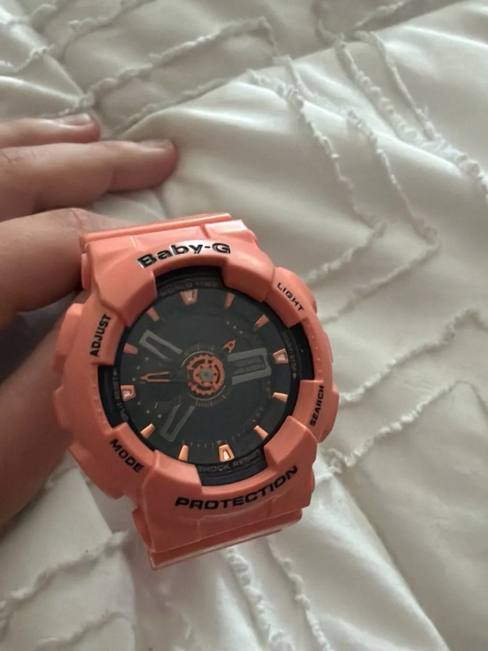 Baby-G Coral Orange Sport Watch